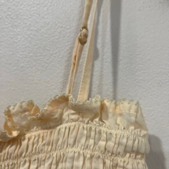 Agua Bendita Amari Kaan Ruched Crop Top Cutout Wrap Style Women’s XS - Picture 8 of 10